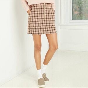 Wild Fable Corduroy Zip Up Skirt